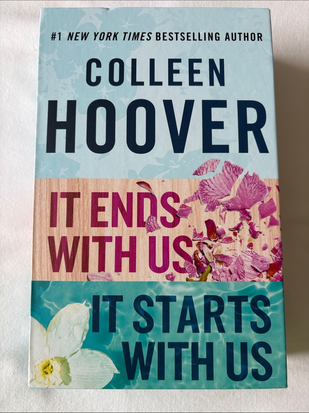 It Ends With Us / It Starts With Us By Colleen Hoover- Paperback Book Box Set